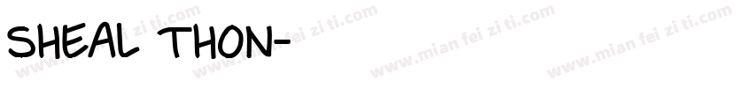 SHEAL THON字体转换